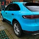 Blue Car Wrap